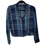 Kut From The Kloth  Women's Plaid Long‎ Sleeve Plaid Button Up Size Medium Photo 1