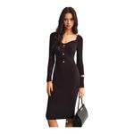 COMMENSE Ribbed Slim Sweater Midi Dress
COLOR Photo 1