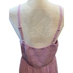 Old Navy  Pink Maxi Dress‎ Adjustable Straps Smocked Sundress Casual Summer Photo 3