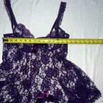 Vintage Purple Lace Baby Doll Lingerie Photo 5