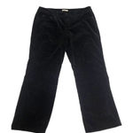 Jones New York Black Corduroy Pants Size 12 Short Slacks Stretch Length 26" Soft  Photo 0