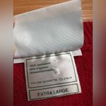 Laura Ashley Vintage 90s  Women's RED L Pure New Wool Cardigan Sweater Pockets Photo 6