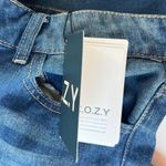 C.O.Z.Y Straight Leg Womens Jeans Size XL Denim Medium wash Light Distress New Photo 10