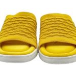 Ryka Nanette Stretch Knit Slide Demi-Wedge Slip-On Sandal Yellow White Size 9.5 Photo 8