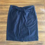 Michael Kors Skirt Size 12 Navy Knee Length Photo 0