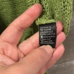 August Silk  green baby puff sleeved adjustable sweater cardigan size Large Photo 5