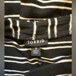Torrid  Black and White Striped Shirt 
 Size 3 Photo 2