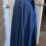 A New Day Button Down Dark Wash Denim Shirt Photo 2