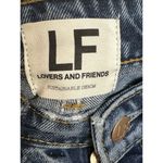 Lovers + Friends Ryan High Rise Straight Jean Distressed Denim size 23 NWT Photo 7
