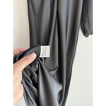 Billy J Esther One Shoulder Long Sleeve Maxi Halter Dress Black Women's Size‎ 10 Photo 12