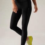 Athleta Rainer Tight Legging Black size small reflective soft Photo 4