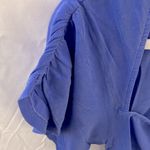 Tularosa Revolve:  Green Nomas Dress- Baja Blue-ruched sides-size L Photo 5