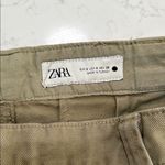 ZARA women’s khaki jeans. Oversized. Size Small. Photo 3