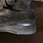 Stuart Weitzman Stuart‎ Weizman leather Black suede walking flats Women’s Size 8.5 Photo 4