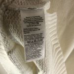 J.Crew  Womens Heritage Cotton Relaxed Cardigan Sweater Chunky Knit Ivory M Photo 7