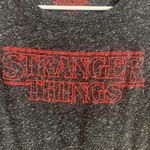 Stranger Things  Speckled Charcoal Graphic Short Sleeve Shirt Photo 5