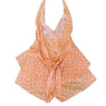 Pretty Little Thing NWOT Polkadot Halter Playsuit/Romper. Size 8. Photo 6