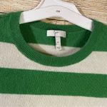 Joie cashmere striped pullover crewneck sweater Size Medium long sleeves Photo 2