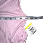 BCBGeneration NEW Surplice Ribbed Sleeveless Bodysuit in Lilac MEDIUM Photo 7