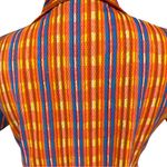 Vintage Giordano Ladies Vintage Mesh Stripe Polo Top Photo 5