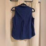 Tommy Bahama  Navy Blue  Sleeveless Blouse Photo 1