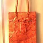 Silk shoulder bag Orange Photo 7