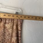 Wrap Around by Wrapper Y2k Skirt XL Paisley Boho Handkerchief‎ Hem Made in USA Brown Photo 3