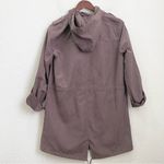 Staccato Taupe Hooded Utility Jacket Size S Photo 8