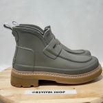 Hunter Refined Stitch Grey Detail Chelsea Ankle Bootie NWOB - Size 8 & 39 EUR Photo 2