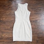 Badgley Mischka Belle • Vail Dress sheath mini cocktail Ivory Gold metallic Photo 11