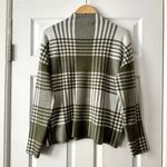 Max Studio Sage Plaid Mock Neck Sweater Sz XL Photo 3