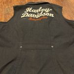 Harley Davidson zip up sleeveless top Black Size XL Photo 5