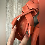 Cole Haan X Nike Air Heels Pumps Strappy Sandals Funky Retro Orange Coral Size 7 Photo 11