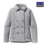 Patagonia Better Sweater Peacoat Double Breasted Jacket Women's Size Small Photo 1