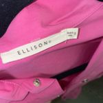 Ellison  Pink Button-Up Romper Photo 3