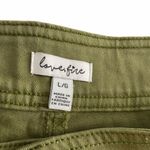 Love, Fire Love Fire Twill Wide Leg Olive Green Pants size L Photo 4