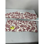 CeCe Womans NWT  Pullover Long Sleeve Sweater Large Pink White Floral Crew Neck Photo 4