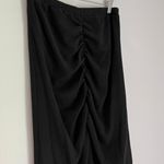 Bebe NWT Women's Two Piece Shirred Knit Dress in Black Size Large Photo 12