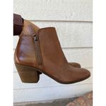 Frye Judith Double Zip Leather Ankle Boots Brown Pointed Toe Women's Size 7.5M Photo 8