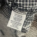 Habitat Clothes to Live In black/white plaid tunic size small gingham winter Photo 2