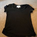Brochu Walker  xs black linen top Photo 1