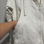 Free People Movement  Only One Zip Up Hooded Jacket Cream Size XS Photo 4