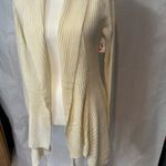 Ambiance Ivory Draped Cardigan Photo 8