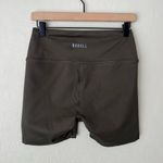 Nobull  high rise biker shorts olive green medium 6” Photo 5