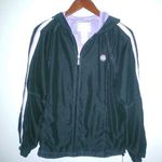 Green Tea M Yoga Athletic Zip Front Warm Up Purple Mesh Lined Jacket Size M Photo 0