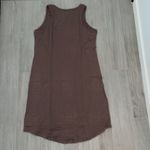 Tank Mini Dress Brown Size L Photo 4