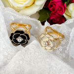 Set Of 2 Alloy Scarf Ring Set Glamorous Style Metal Scarf Buckle Dual Photo 2