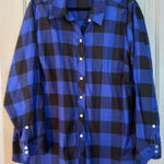 Lane Bryant Women’s  Size 22 Button-Front Plaid Shirt Photo 0