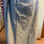 Hammerschmid 90s vintage denim midi skirt embroidered flowers pewter buttons 1X Blue Size undefined Photo 9