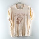 American Eagle  Rolling Stones Short Sleeve Band Tee Shirt Peach Pink XS / S Photo 2